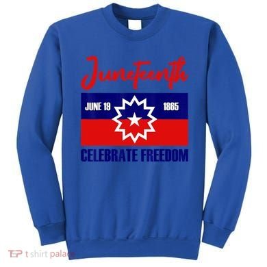 Juneteenth Celebrate Freedom Red White Blue Free Black Slave Sweatshirt