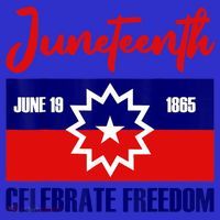 Juneteenth Celebrate Freedom Red White Blue Free Black Slave Coaster thumb 2