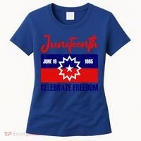 Juneteenth Celebrate Freedom Red White Blue Free Black Slave Women's T-Shirt thumb 0