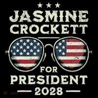 Jasmine Crockett For President 2028  Bucket Hat thumb 4