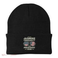 Jasmine Crockett For President 2028  Beanie thumb 0