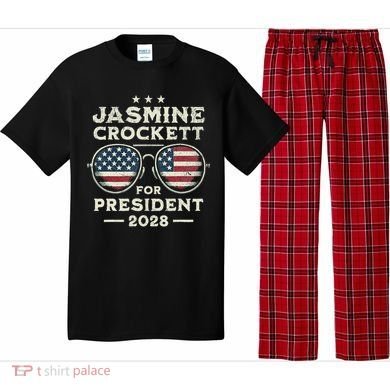 Jasmine Crockett For President 2028  Pajama Set