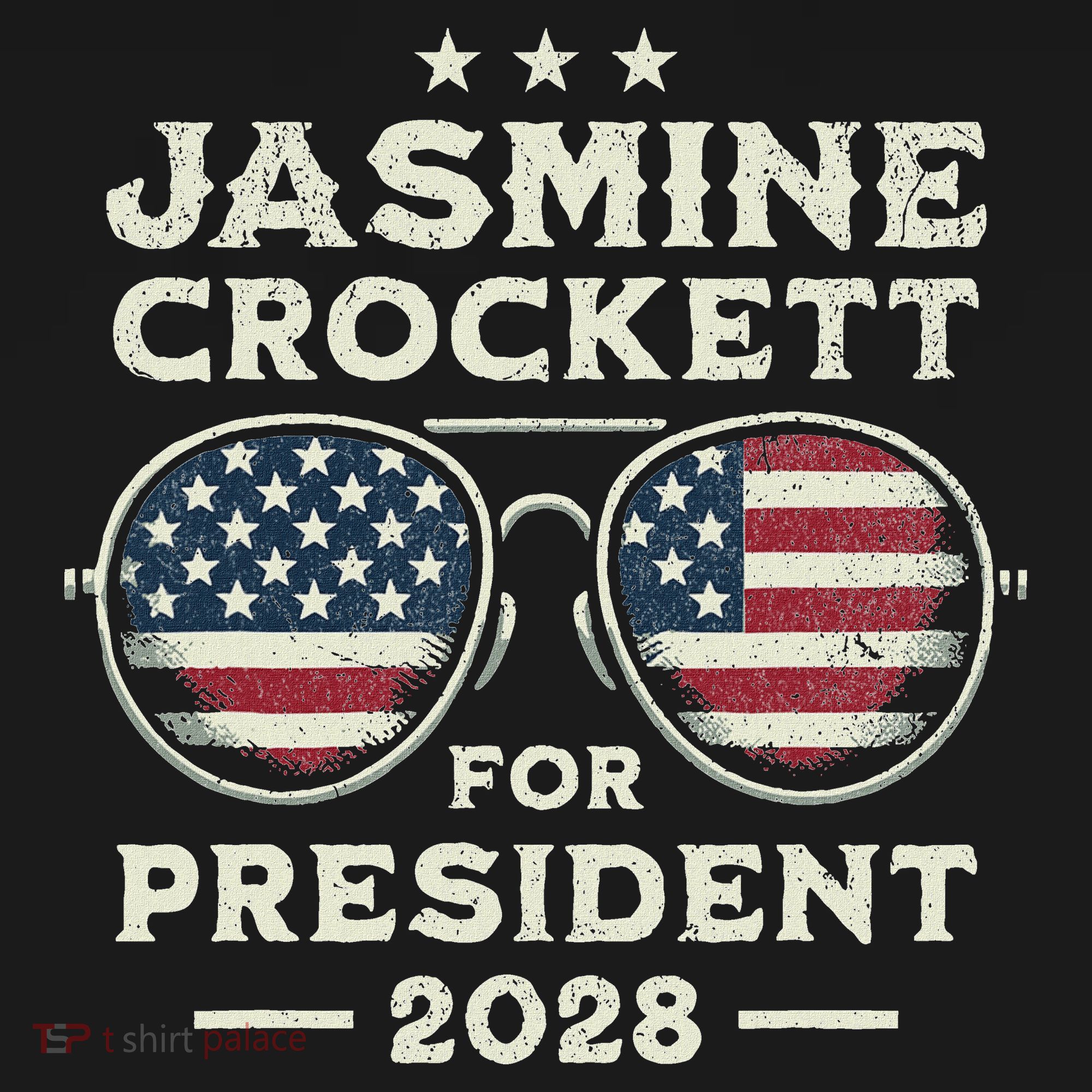 Jasmine Crockett For President 2028  Pajama Set