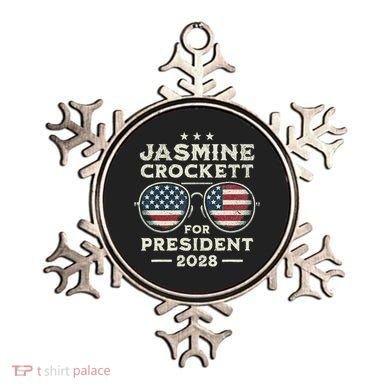 Jasmine Crockett For President 2028  Ornament