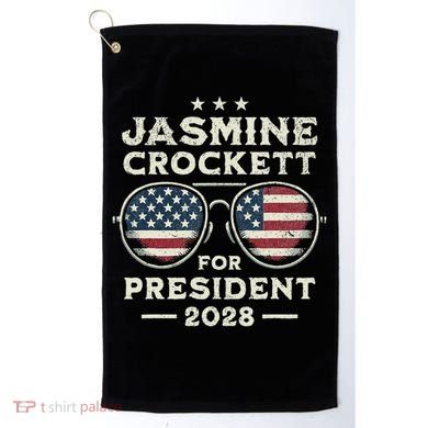 Jasmine Crockett For President 2028  Golf Towel
