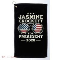 Jasmine Crockett For President 2028  Golf Towel thumb 0