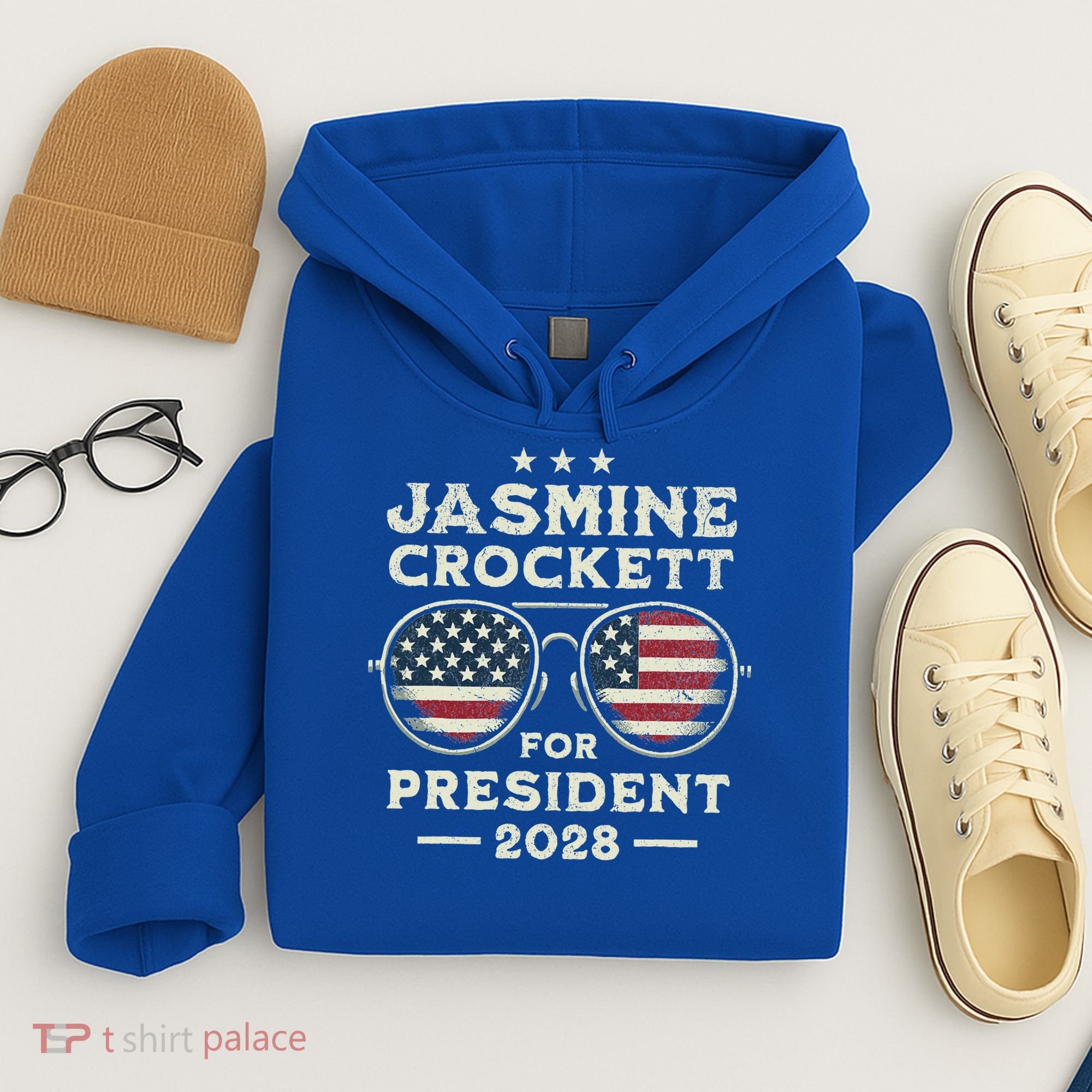 Jasmine Crockett For President 2028  Hoodie