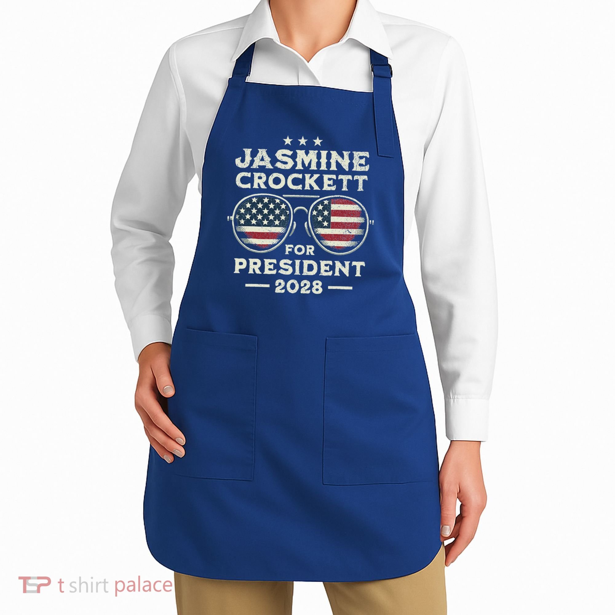 Jasmine Crockett For President 2028  Apron