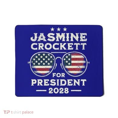 Jasmine Crockett For President 2028  Mousepad