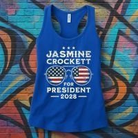 Jasmine Crockett For President 2028  Women's Tank Top thumb 3