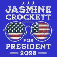 Jasmine Crockett For President 2028  Toddler Hoodie thumb 2