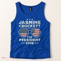 Jasmine Crockett For President 2028  Tank Top thumb 2