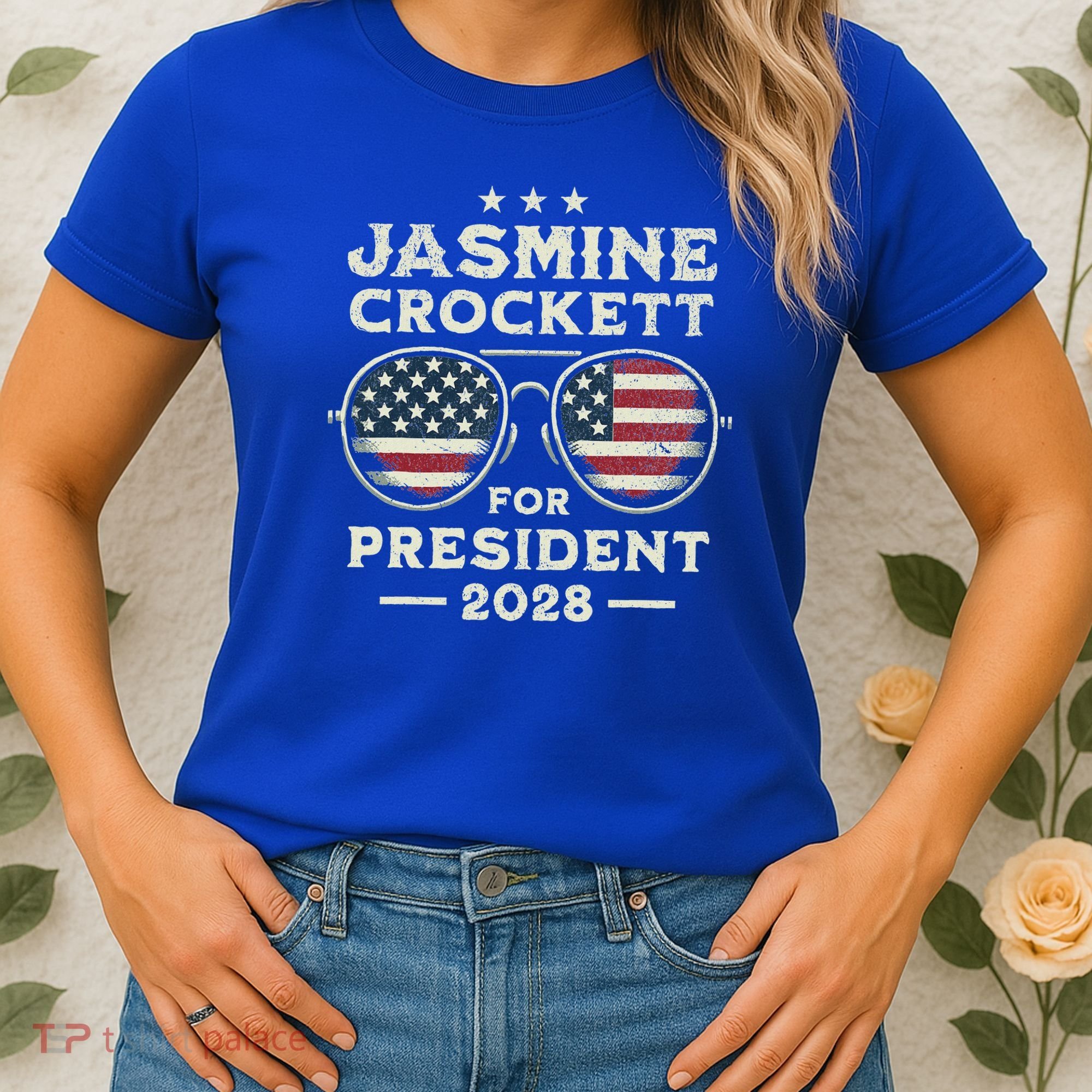 Jasmine Crockett For President 2028  Women's T-Shirt