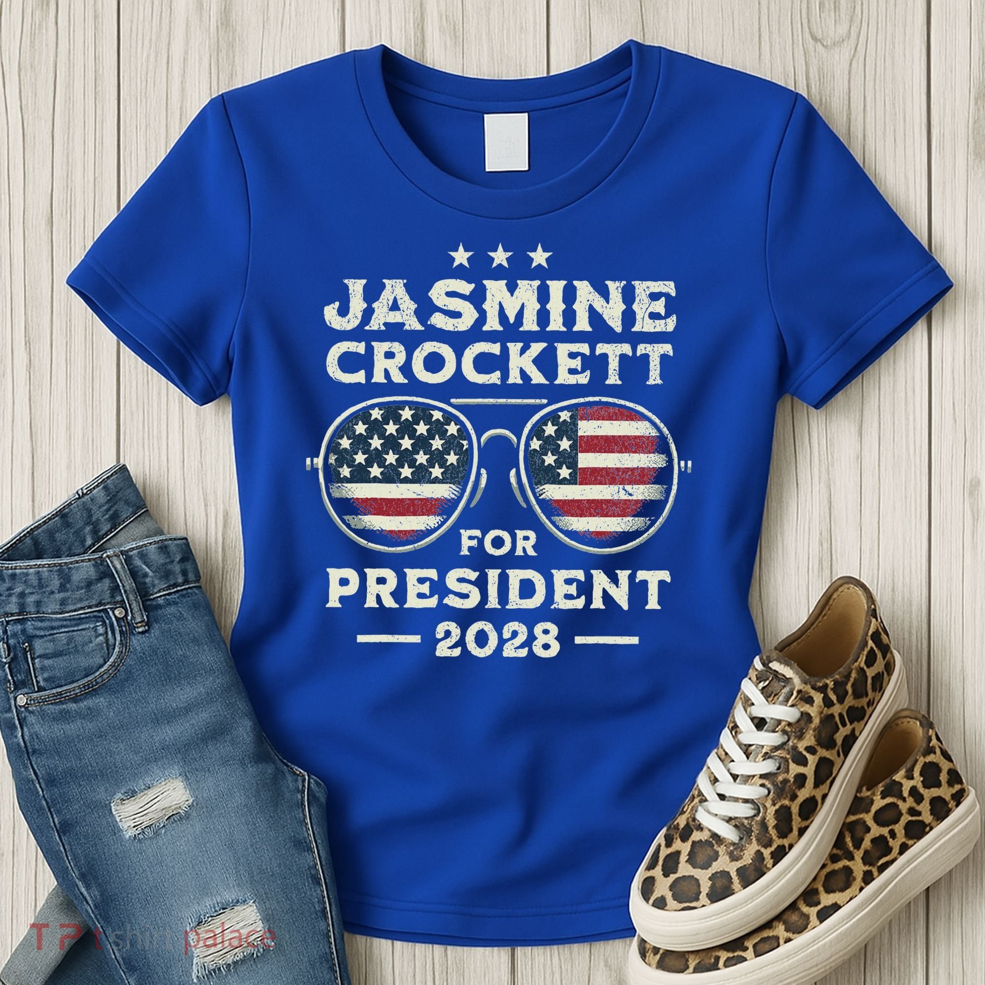 Jasmine Crockett For President 2028  Women's T-Shirt