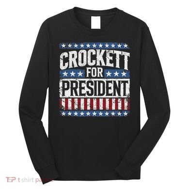 Jasmine Crockett For President 2028  Long Sleeve Shirt