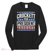 Jasmine Crockett For President 2028  Long Sleeve Shirt thumb 0