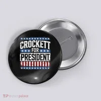 Jasmine Crockett For President 2028  Button thumb 0