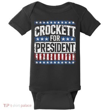 Jasmine Crockett For President 2028  Baby Bodysuit