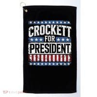 Jasmine Crockett For President 2028  Golf Towel thumb 0