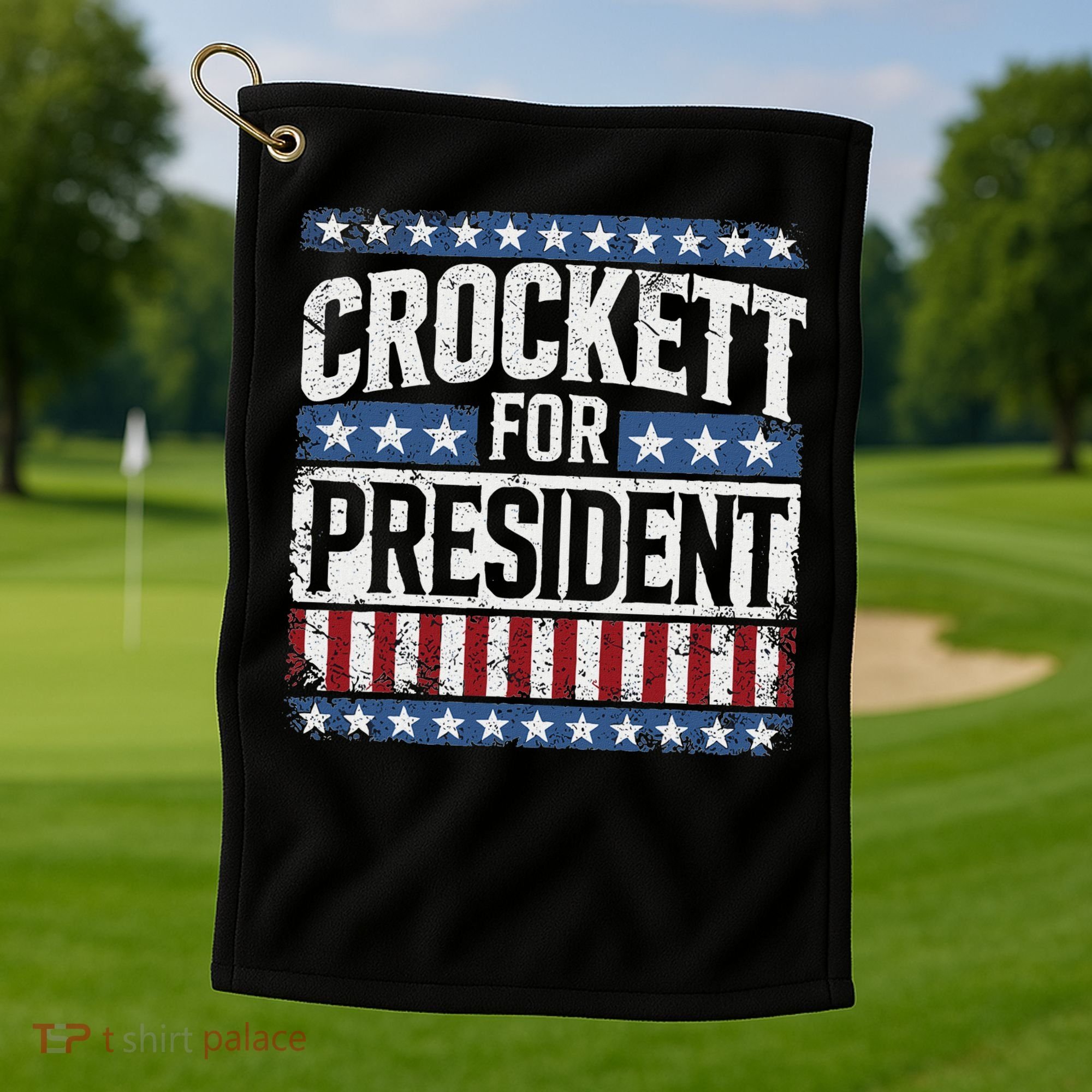 Jasmine Crockett For President 2028  Golf Towel