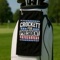 Jasmine Crockett For President 2028  Golf Towel thumb 2