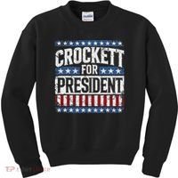Jasmine Crockett For President 2028  Kids Sweatshirt thumb 0