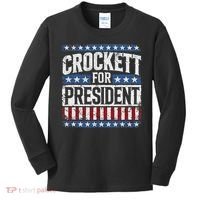 Jasmine Crockett For President 2028  Kids Long Sleeve Shirt thumb 0
