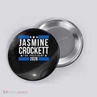 Jasmine Crockett For President 2028, Jasmine Crockett 2028 Button thumb 0