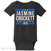 Jasmine Crockett For President 2028, Jasmine Crockett 2028 Baby Bodysuit thumb 0