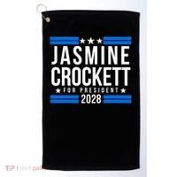 Jasmine Crockett For President 2028, Jasmine Crockett 2028 Golf Towel thumb 0