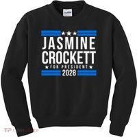 Jasmine Crockett For President 2028, Jasmine Crockett 2028 Kids Sweatshirt thumb 0