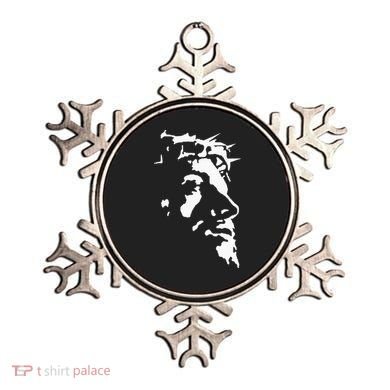 Jesus Christ Face With Crown Of Thorns God Bible Ornament