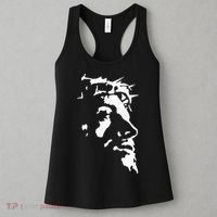 Jesus Christ Face With Crown Of Thorns God Bible Women's Tank Top thumb 3