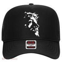 Jesus Christ Face With Crown Of Thorns God Bible Hat thumb 0