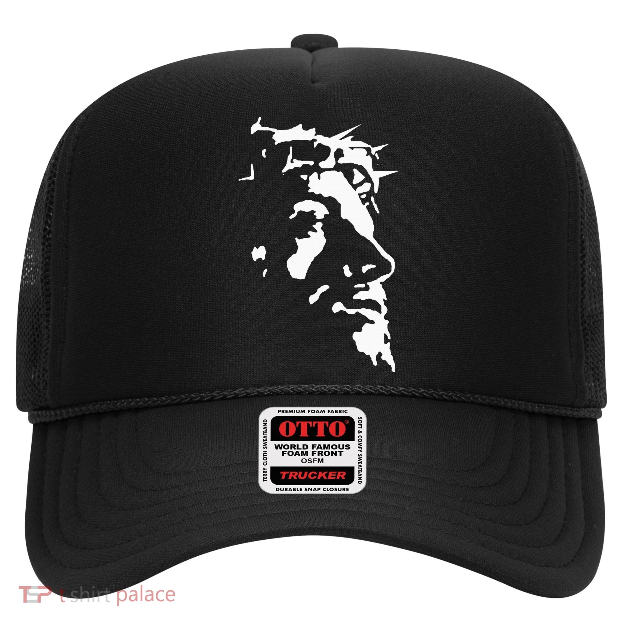Jesus Christ Face With Crown Of Thorns God Bible Hat