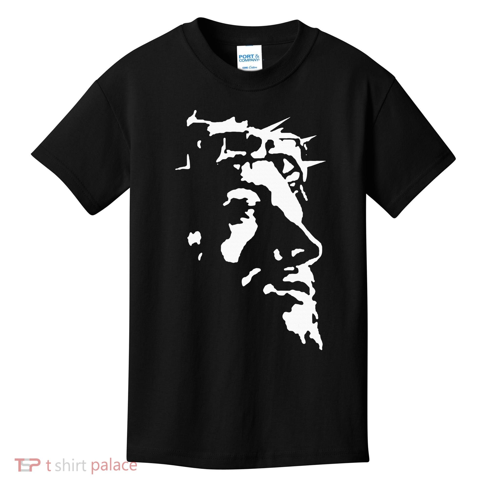 Jesus Christ Face With Crown Of Thorns God Bible Kids T-Shirt