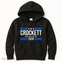 Jasmine Crockett For President 2028 Jasmine Crockett 2028 Kids Hoodie thumb 0
