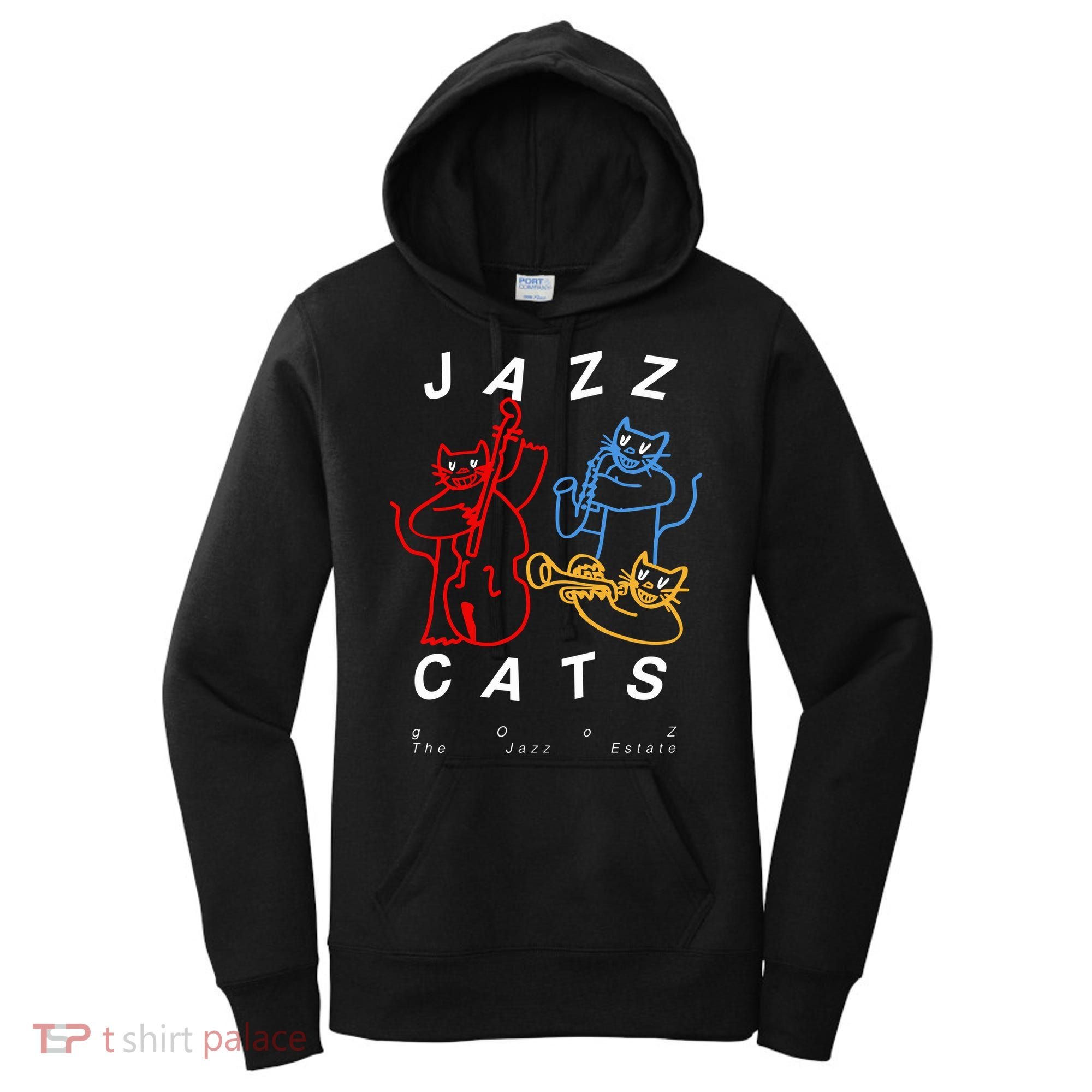 Jazz Cats Gooz The Jazz Estate Women's Hoodie