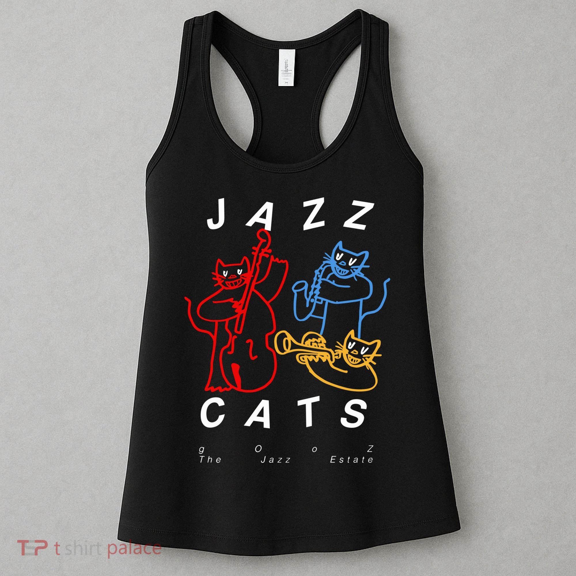 Jazz Cats Gooz The Jazz Estate Women's Tank Top