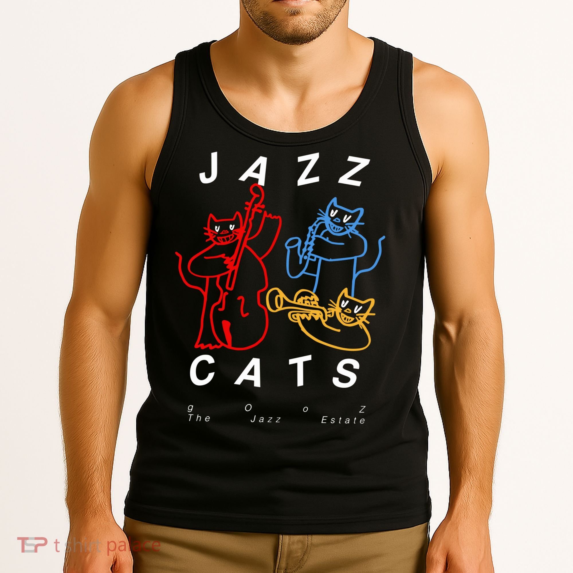 Jazz Cats Gooz The Jazz Estate Tank Top