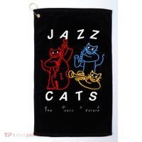 Jazz Cats Gooz The Jazz Estate Golf Towel thumb 0