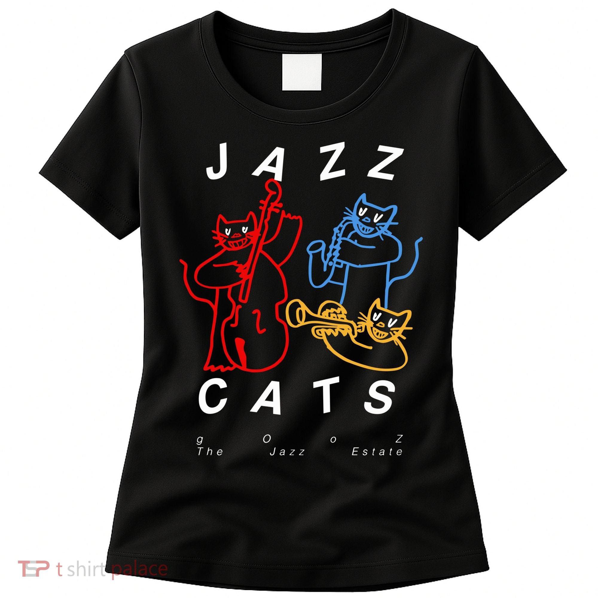 Jazz Cats Gooz The Jazz Estate Women's T-Shirt