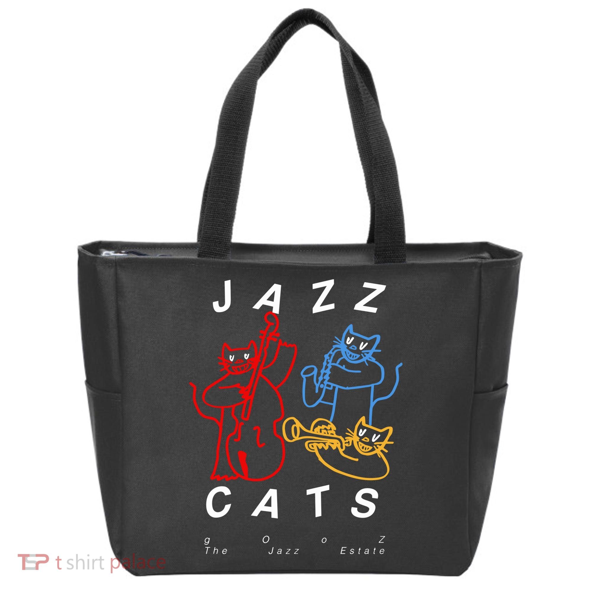 Jazz Cats Gooz The Jazz Estate Tote Bag