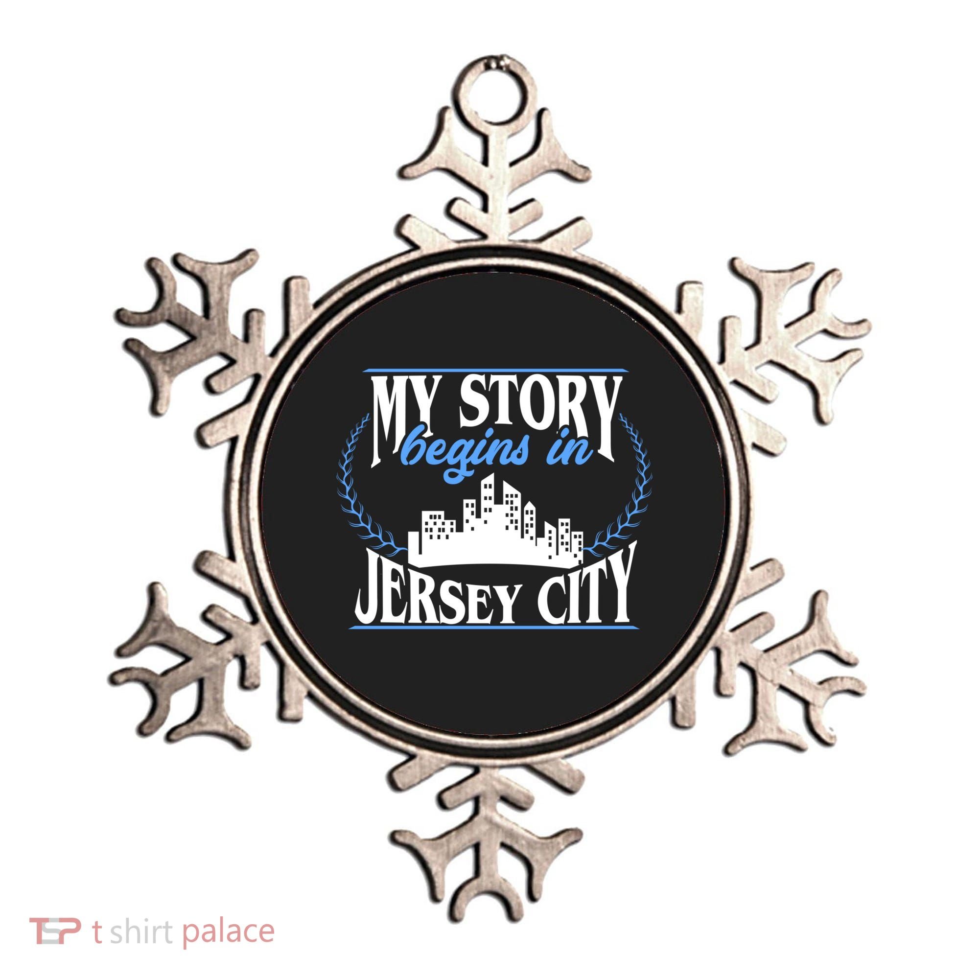 Jersey City Gift Born In Jersey City Gift Ornament