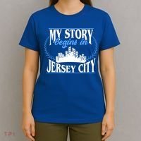 Jersey City Gift Born In Jersey City Gift T-Shirt thumb 4