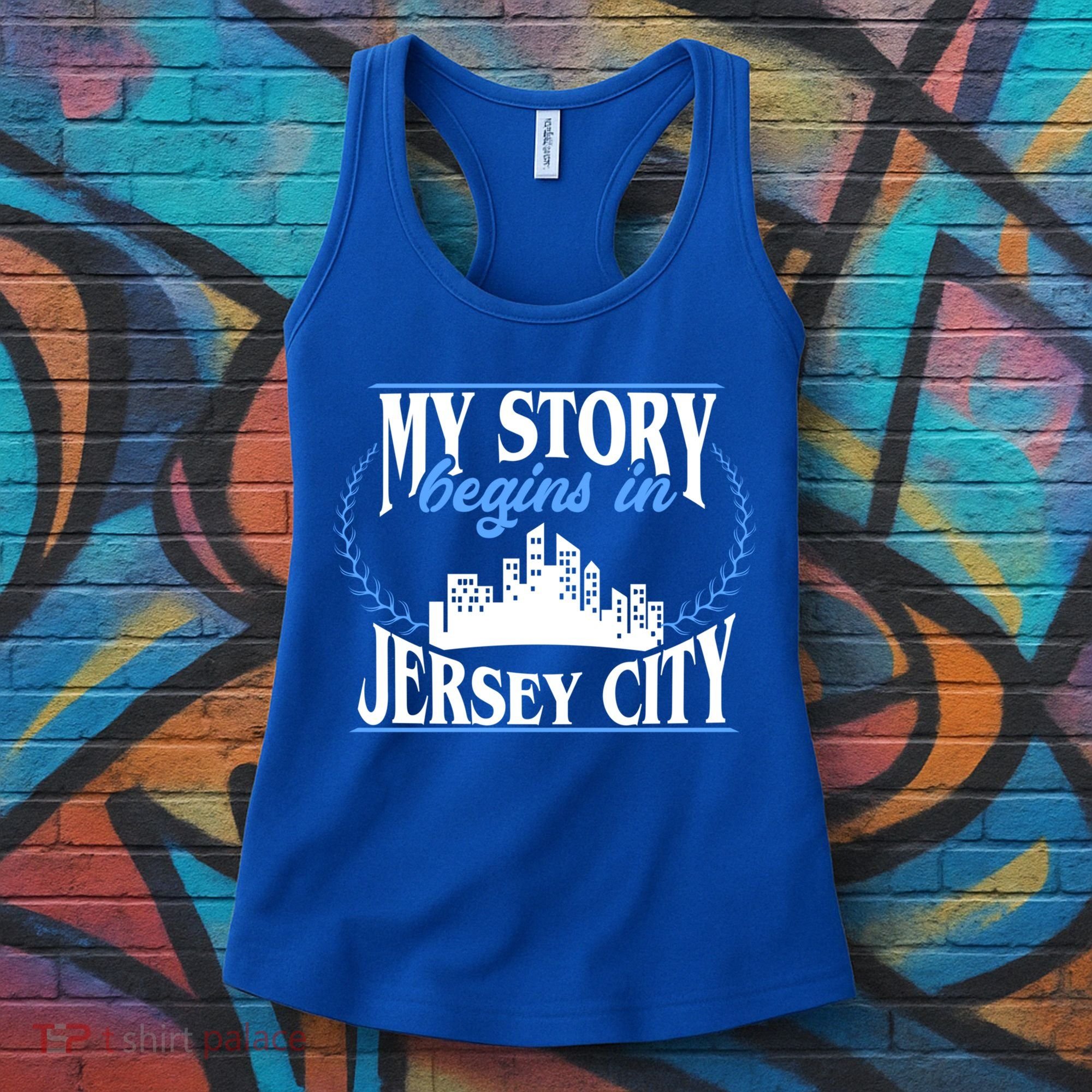Jersey City Gift Born In Jersey City Gift Women's Tank Top