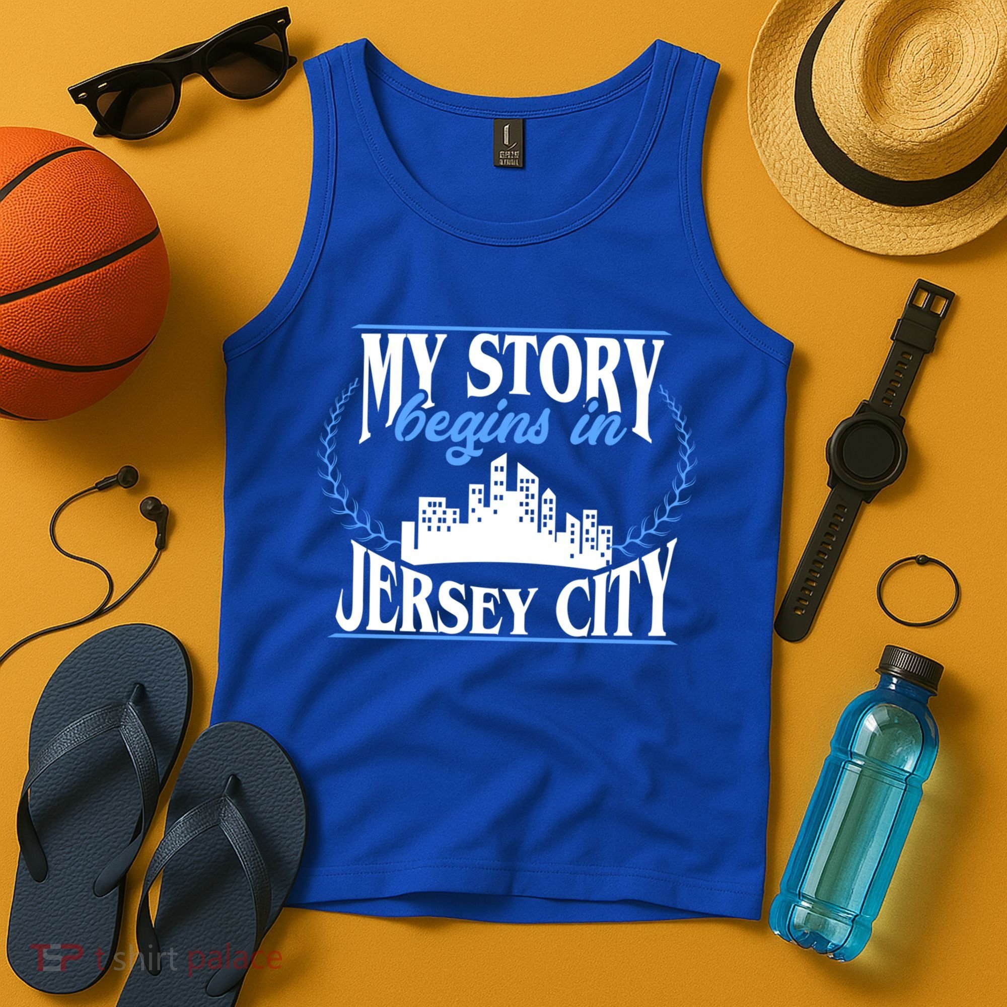 Jersey City Gift Born In Jersey City Gift Tank Top