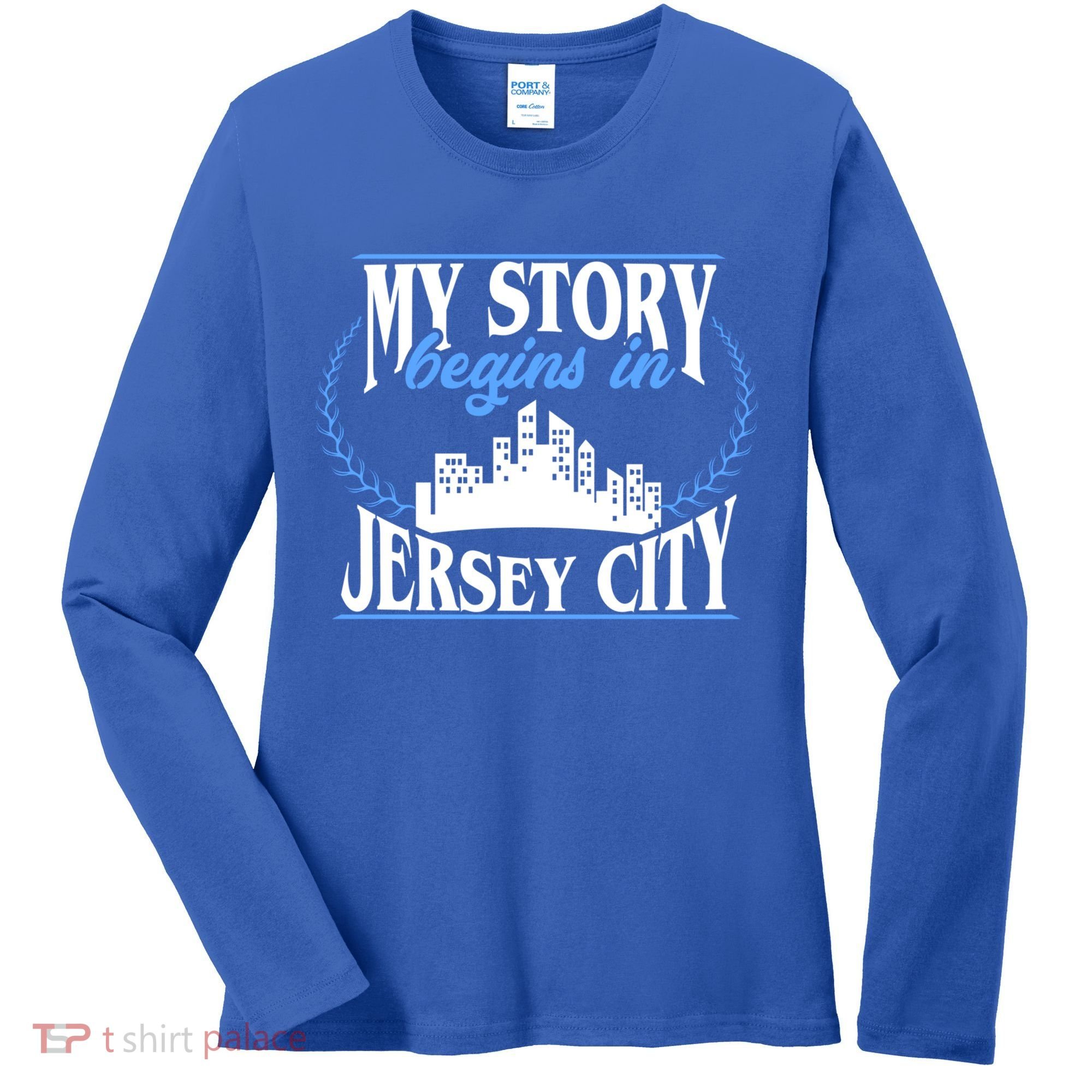Jersey City Gift Born In Jersey City Gift Women's Long Sleeve Shirt