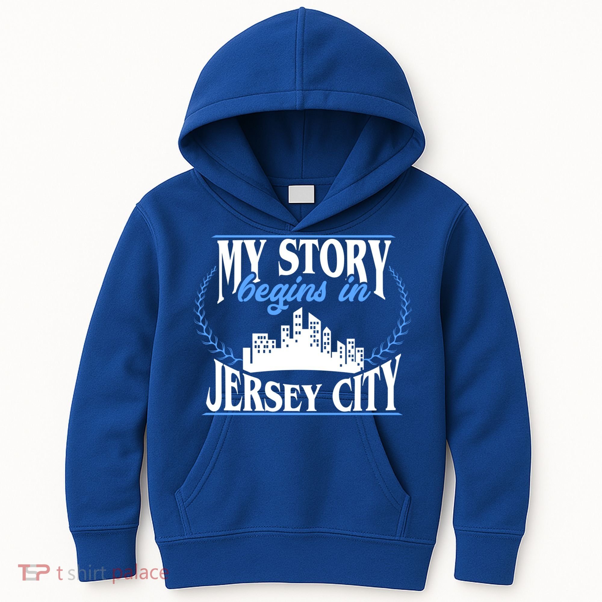 Jersey City Gift Born In Jersey City Gift Kids Hoodie