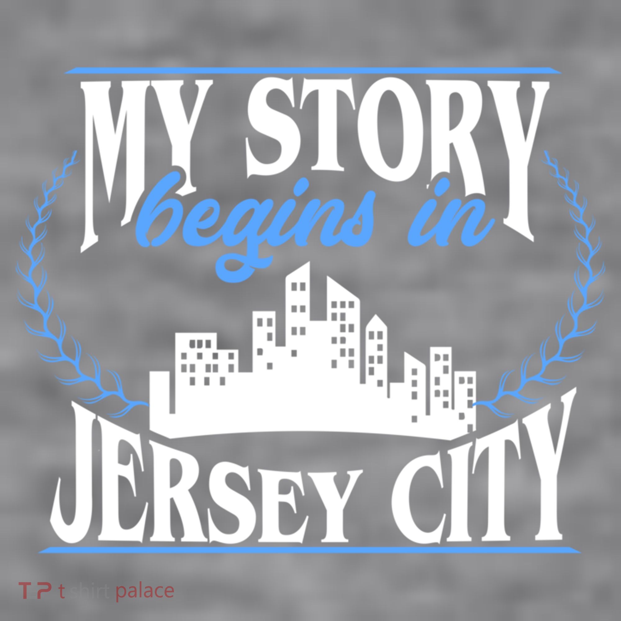 Jersey City Gift Born In Jersey City Gift Women's Racerback Cropped Tank